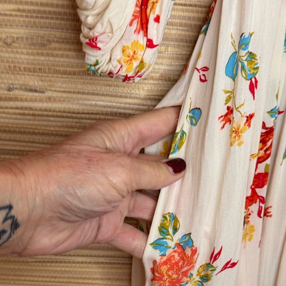 Free People Boho Floral Prairie Dress - Picture 9 of 16